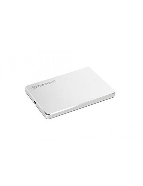 External HDD|TRANSCEND|StoreJet|2TB|USB 3.1|Colour Silver|TS2TSJ25C3S