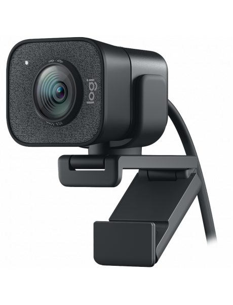 Logitech StreamCam, 1080p/60 fps, Autofocus, Dual omnidirectional mic with noise reduction filter, 150 g, Graphite color.