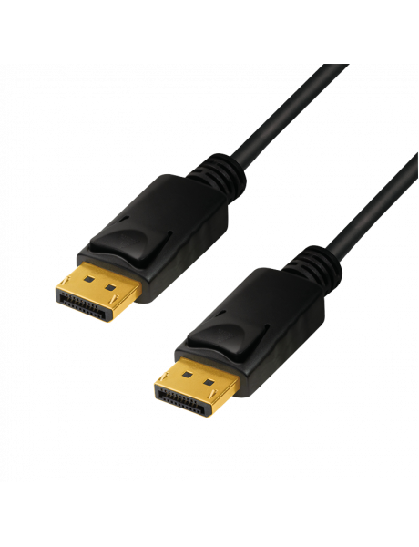 Logilink | Black | DP Male | DP Male | DisplayPort Cable | DP to DP | 1 m