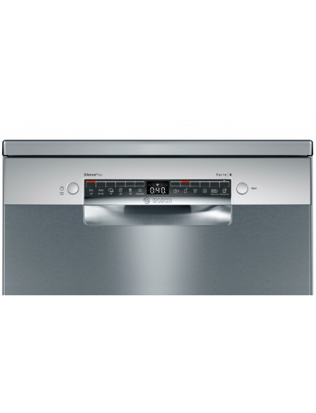 BOSCH Free standing dishwasher SMS4HVI33E, 60 cm, energy class D, AquaStop, Home connect, 3rd drawer, Silver