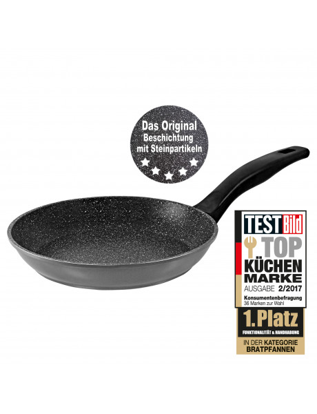 Stoneline | 6840 | Pan | Frying | Diameter 20 cm | Suitable for induction hob | Fixed handle | Anthracite
